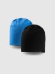 mini: Dziecięca czapka beanie dwustronna 4F 4FJRSS26ACAPU0765 - niebieska (1)