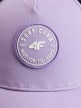 mini: Dziecięca czapka z daszkiem trucker 4F 4FJRSS26ACABU600 - fioletowa (3)