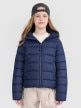 mini: Dziecięca kurtka puchowa pikowana 4F 4FJRAW25TDJAU0804 - granatowa (1)