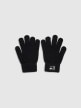  4F JUNIOR Dziecięce rękawiczki dzianinowe 4F 4FJRAW25AGLOU146  czarne Czarny