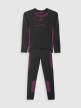 mini: Dziewczęca bielizna termoaktywna komplet 4F 4FJRAW25USEAF263 - czarna (8)