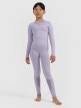 mini: Dziewczęca bielizna termoaktywna komplet 4F 4FJRAW25USEAF263 - fioletowa (6)