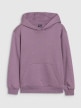 mini: Dziewczęca bluza dresowa nierozpinana z kapturem 4F 4FJRAW24TSWSF1831 - fioletowa (6)