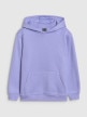 mini: Dziewczęca bluza dresowa nierozpinana z kapturem 4F 4FJRAW24TSWSF1831 - niebieska (6)