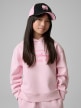 mini: Dziewczęca bluza nierozpinana z kapturem 4F 4FJRSS26TSWSF2821 - różowa (1)