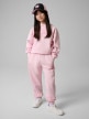 mini: Dziewczęca bluza nierozpinana z kapturem 4F 4FJRSS26TSWSF2821 - różowa (5)
