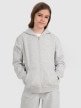 mini: Dziewczęca bluza rozpinana z kapturem 4F 4FJRMM00TSWSF2464 - szary (7)