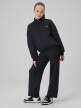 mini: Dziewczęca bluza treningowa bez kaptura 4F 4FJRSS26TFSWF0990 - czarna (2)