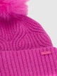 mini: Dziewczęca czapka z pomponem 4F 4FJWAW25ACAPF648 - różowa (2)