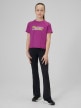 mini: Dziewczęca koszulka treningowa 4F 4FJRSS26TFTSF2386 - fioletowa (5)