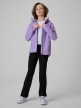 mini: Dziewczęca kurtka przejściowa 4F 4FJRSS26TTJAF1138 - fioletowa (2)