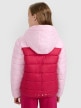 mini: Dziewczęca kurtka puchowa pikowana 4F 4FJRAW25TDJAF0771 - różowa (3)