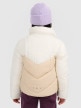 mini: Dziewczęca kurtka puchowa pikowana 4F 4FJRAW25TDJAF0807 - beżowa (8)