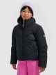  4F JUNIOR Dziewczęca kurtka puchowa pikowana 4F 4FJRAW25TDJAF0807  czarna Czarny
