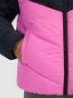 mini: Dziewczęca kurtka puchowa pikowana 4F 4FJRAW25TDJAF0807 - różowa (5)