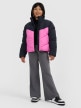 mini: Dziewczęca kurtka puchowa pikowana 4F 4FJRAW25TDJAF0807 - różowa (6)