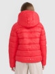 mini: Dziewczęca kurtka puchowa pikowana 4F 4FJRAW25TDJAF0816 - czerwona (2)
