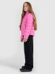mini: Dziewczęca kurtka puchowa pikowana 4F 4FJRAW25TDJAF0816 - różowa (1)