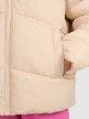 mini: Dziewczęca kurtka puchowa pikowana 4F 4FJRAW25TDJAF0817 - beżowa (5)
