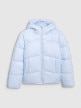 mini: Dziewczęca kurtka puchowa pikowana 4F 4FJRAW25TDJAF0817 - niebieska (8)