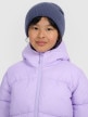 mini: Dziewczęca kurtka puchowa pikowana 4F 4FJRAW25TDJAF0825 - fioletowa (4)