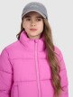mini: Dziewczęca kurtka puchowa pikowania 4F 4FJRAW25TDJAF0806 - różowa  (4)