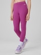mini: Dziewczęce legginsy sportowe 4F 4FJRSS26TFTIF522 - różowe (2)