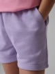 mini: Dziewczęce spodenki dresowe 4F 4FJWSS26TSHOF777 - fioletowe (5)