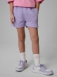 mini: Dziewczęce spodenki dresowe 4F 4FJWSS26TSHOF777 - fioletowe (2)