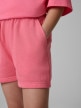 mini: Dziewczęce spodenki dresowe 4F 4FJWSS26TSHOF777 - różowe (4)