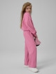 mini: Dziewczęce spodnie dresowe 4F 4FJRSS26TTROF1727 - różowe (4)