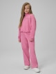 mini: Dziewczęce spodnie dresowe 4F 4FJRSS26TTROF1727 - różowe (6)