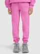 mini: Dziewczęce spodnie dresowe 4F 4FJWAW25TTROF1248 - różowe (2)