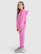 mini: Dziewczęce spodnie dresowe 4F 4FJWAW25TTROF1248 - różowe (3)