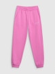 mini: Dziewczęce spodnie dresowe 4F 4FJWAW25TTROF1248 - różowe (6)