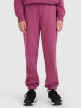 mini: Dziewczęce spodnie dresowe joggery 4F 4FJRAW25TTROF1616 - fioletowe (2)