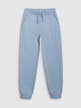mini: Dziewczęce spodnie dresowe joggery 4F 4FJRAW25TTROF1616 - niebieskie (6)
