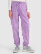 mini: Dziewczęce spodnie dresowe joggery 4F 4FJRAW25TTROF1616 - fioletowe (2)