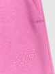 mini: Dziewczęce spodnie dresowe joggery 4F 4FJRAW25TTROF1616 - różowe (7)