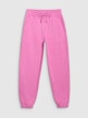 mini: Dziewczęce spodnie dresowe joggery 4F 4FJRAW25TTROF1616 - różowe (6)