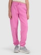 mini: Dziewczęce spodnie dresowe joggery 4F 4FJRAW25TTROF1616 - różowe (3)