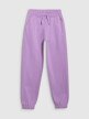mini: Dziewczęce spodnie dresowe joggery 4F 4FJRAW25TTROF1616 - fioletowe (5)
