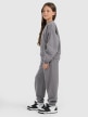 mini: Dziewczęce spodnie dresowe joggery 4F 4FJRAW25TTROF1642 - szare (3)