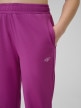 mini: Dziewczęce spodnie dresowe joggery 4F 4FJRSS26TFTRF1458 - różowe (4)