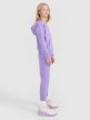 mini: Dziewczęce spodnie dresowe joggery 4F 4FJWSS25TTROF1099 - fioletowe (4)