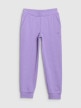 mini: Dziewczęce spodnie dresowe joggery 4F 4FJWSS25TTROF1099 - fioletowe (6)