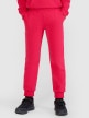 mini: Dziewczęce spodnie dresowe joggery 4F 4FJWSS25TTROF1099 - różowe (2)