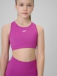 mini: Dziewczęcy biustonosz treningowy 4F 4FJRSS26USBAF280 - różowy (4)
