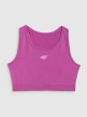mini: Dziewczęcy biustonosz treningowy 4F 4FJRSS26USBAF280 - różowy (7)