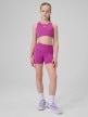 mini: Dziewczęcy biustonosz treningowy 4F 4FJRSS26USBAF280 - różowy (5)